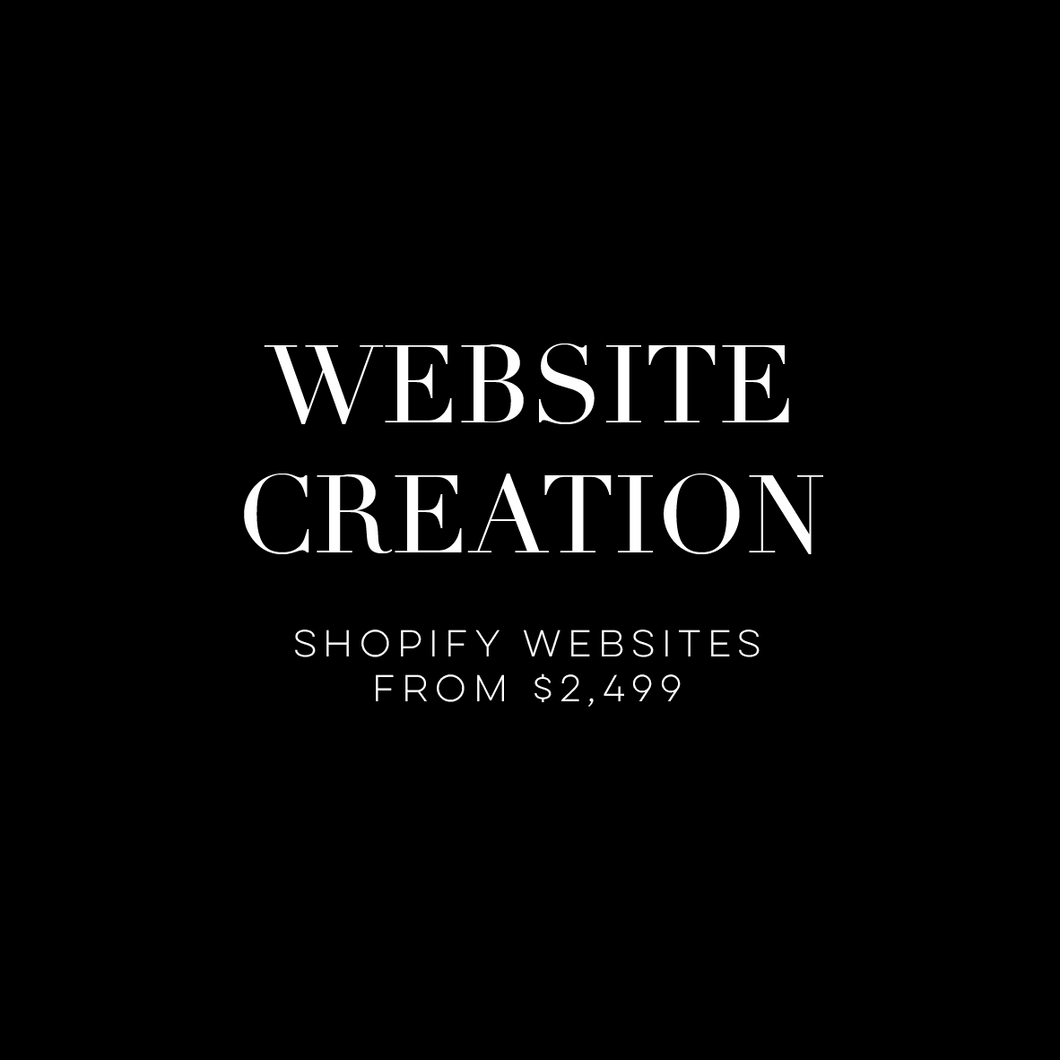 CUSTOM WEBSITE CREATION
