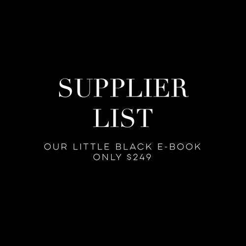 Little Black Book of Suppliers